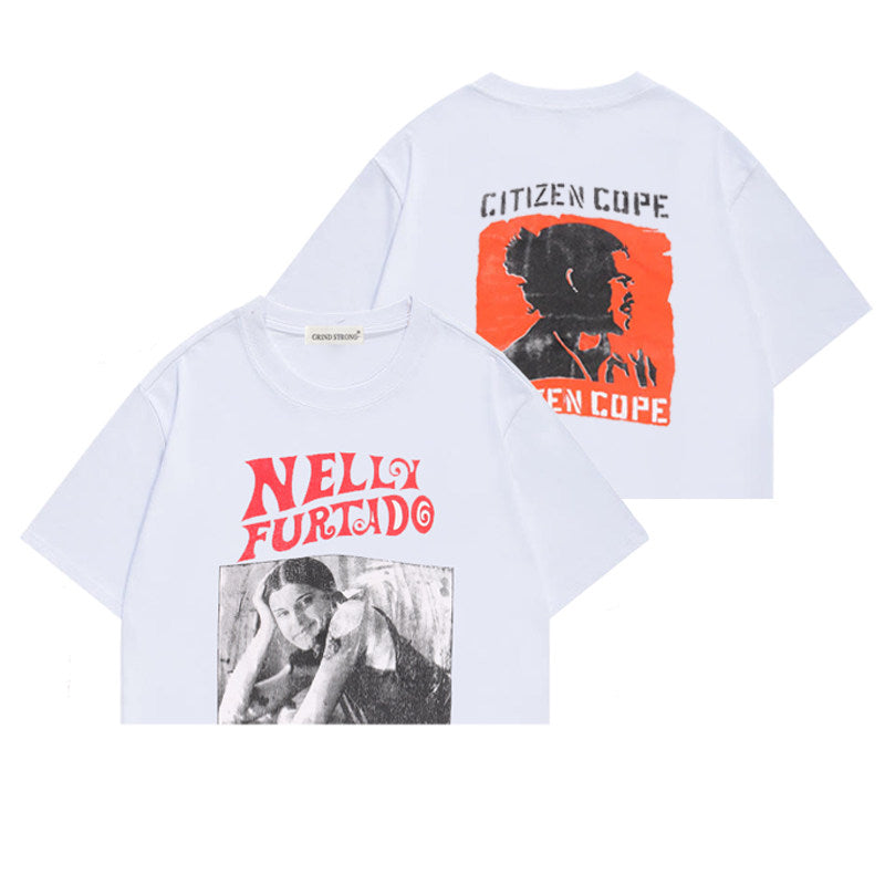 rose Park Chaeyoung same short sleeve t-shirt women's 2025 new short crop top loose retro top base shirt summer