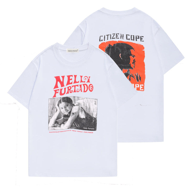 rose Park Chaeyoung same short sleeve t-shirt women's 2025 new short crop top loose retro top base shirt summer